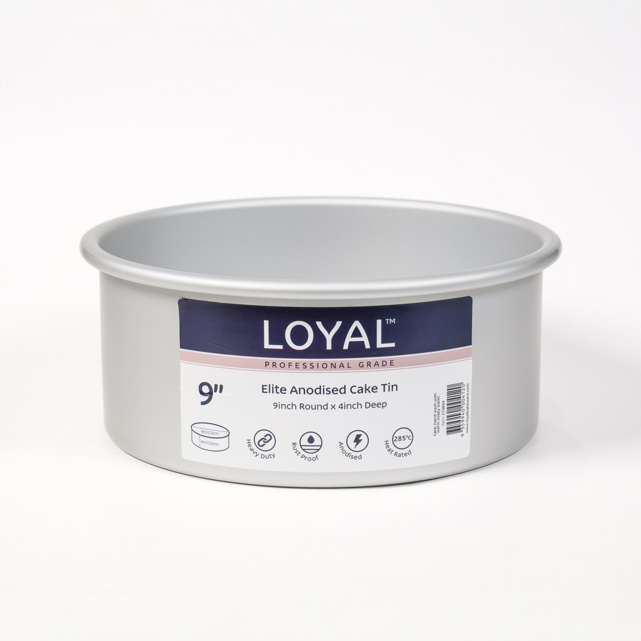 Tin LOYAL Elite 9 Inch Diameter X 4 Inch Deep