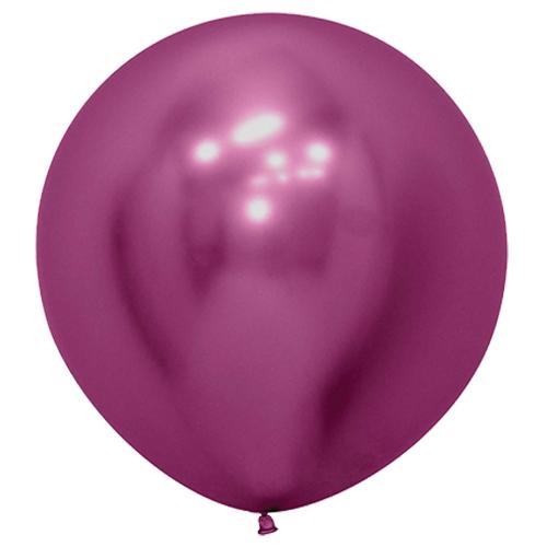 Balloons 60cm Reflex Fuchsia Sempertex Pk 3