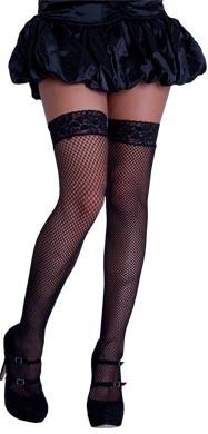 Pantyhose/Stocking Thigh High Fishnet Black