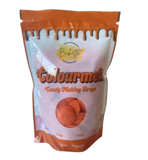 Coloured Chocolate Colourmelts Orange 250g