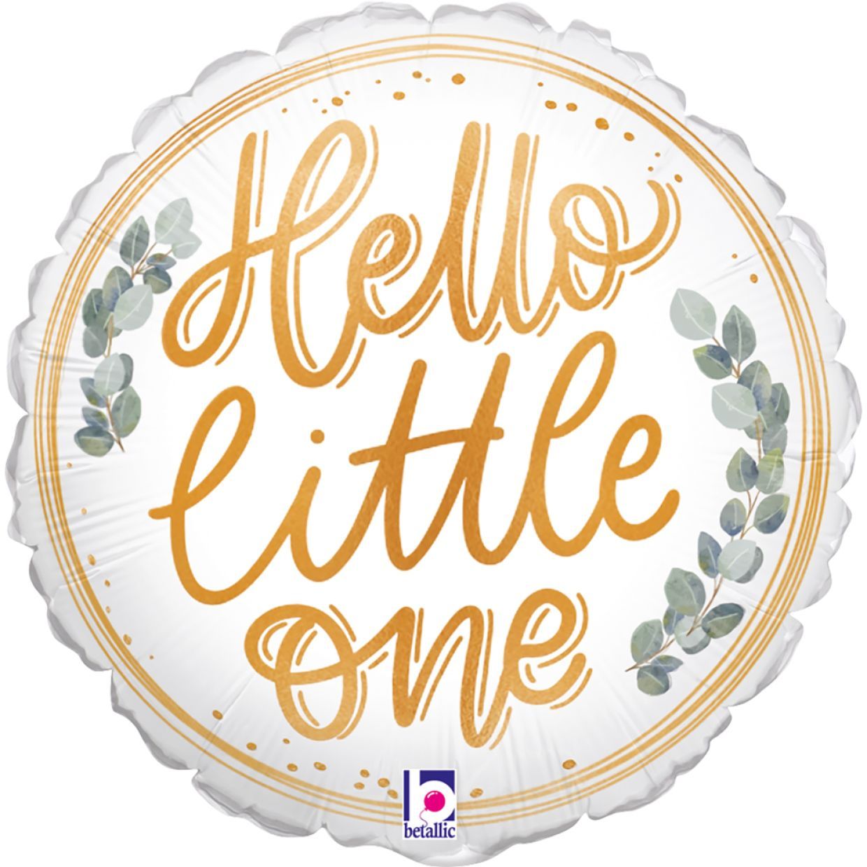 Balloon Foil Mini Hello Little One 22cm Air Fill Only