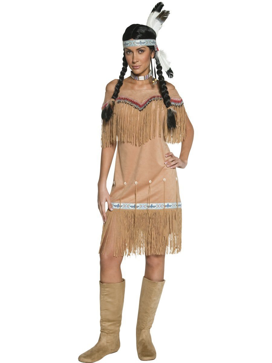 Costume Adult Native American Indian Girl Medium Ladies 12-14