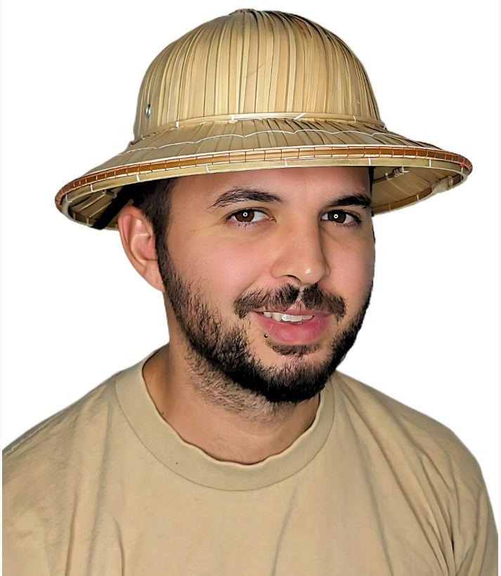 Hat Adult Pith Safari Helmet Natural