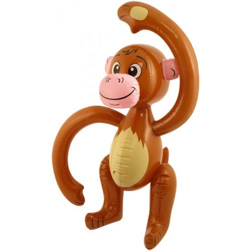 Inflatable Animal Monkey 58cm Jungle Safari Novelty Joke Prop