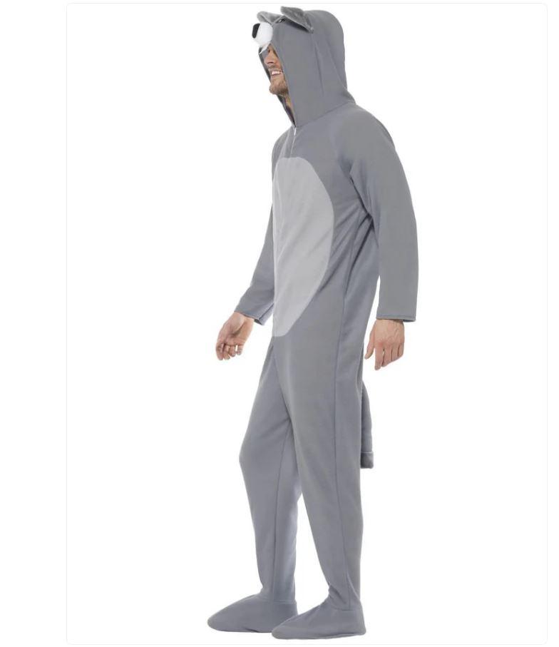 Costume Onesie Adult Animal Wolf Large