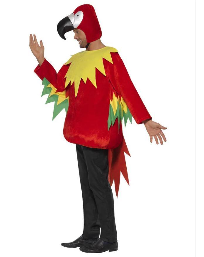 Costume Onesie Adult Animla Bird Parrot Medium