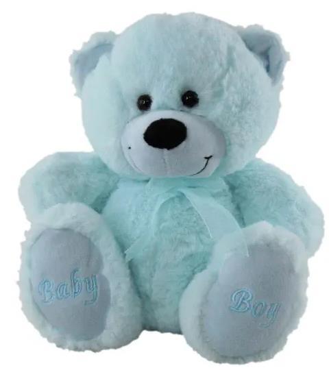 Soft Plush Toy Teddy Bear 23cm Light Baby Boy Blue