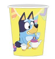 Bluey Paper Cups HC 266ml Pk/8