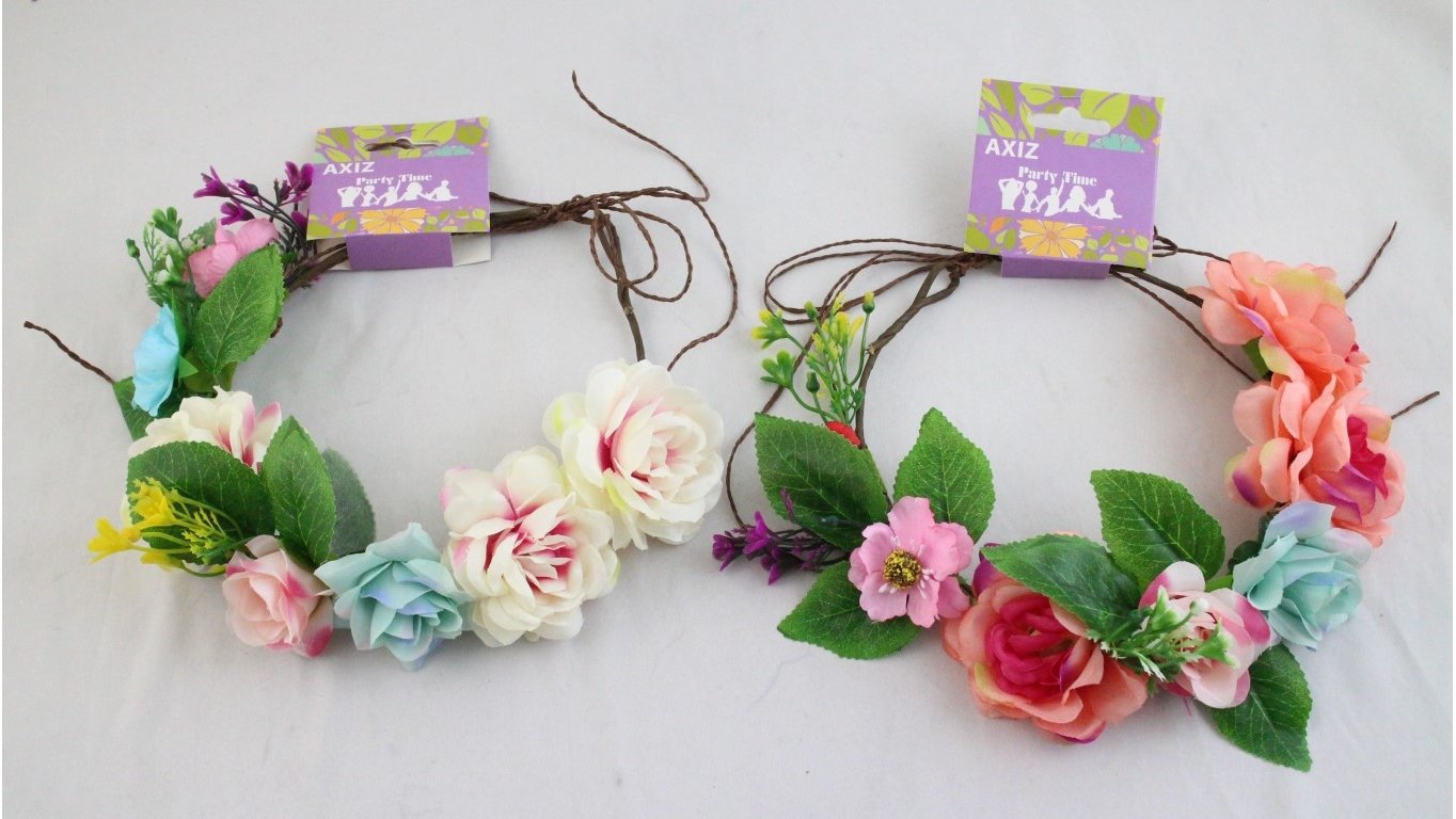 Headband Flower Garland Assorted