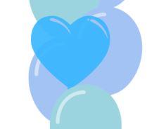 Build Your Own Balloon Bouquet. Blue Foil Heart Add On