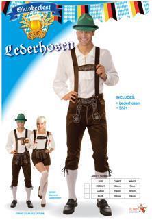 Costume Adult Oktoberfest Lederhosen Male