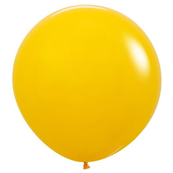 Balloons 60cm Fashion Honey Yellow Sempertex Pk 3