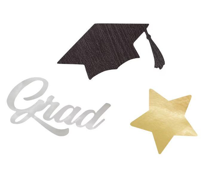 Graduation Table Decorating Jumbo Foil Confetti 14g