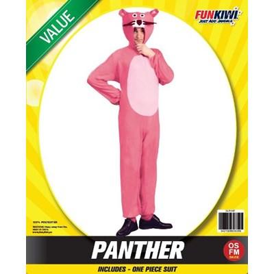 Costume Adult Animal Panther in Pink Jumpsuit Mens Large