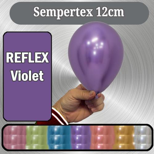 Latex Balloon 12cm Reflex Violet Sempertex Pk 50