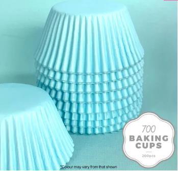 Baking Cups Pastel Blue 700 Pk/200