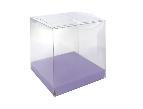 Favour Box Clear - Pastel Lilac Pk 10