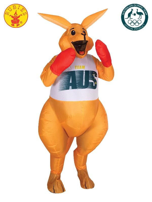 Costume Adult Inflatable Boxing Kangaroo Australian Animal