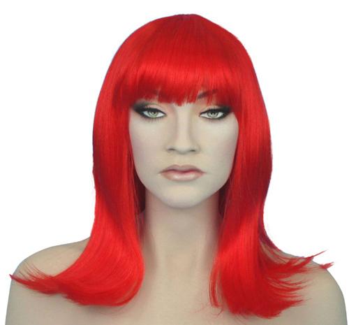 Wig Cleo Deluxe Red Shoulder Length