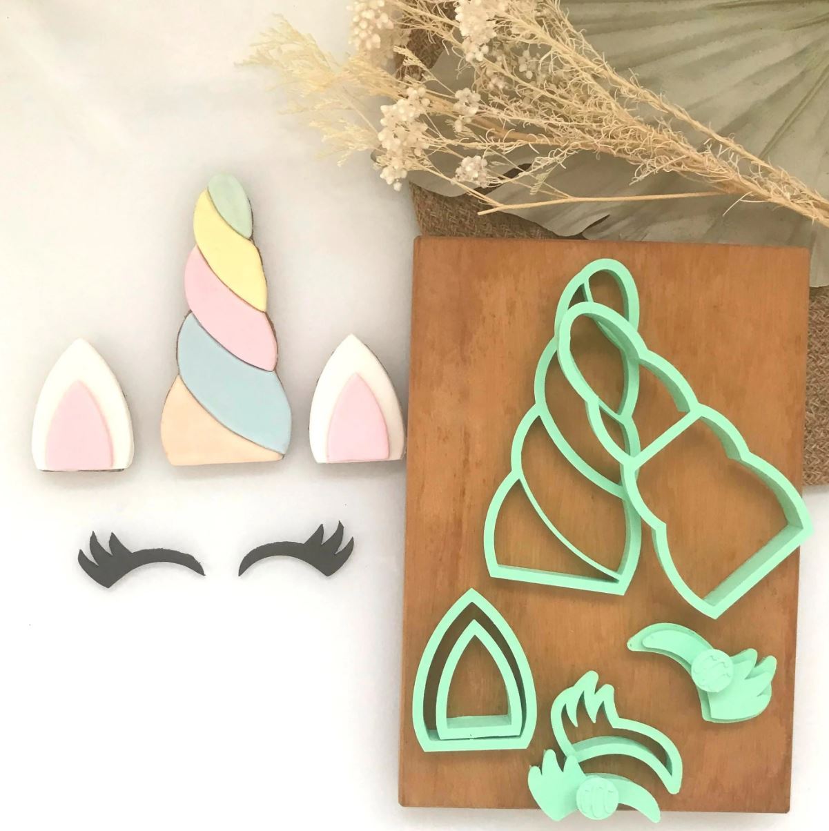 Unicorn Cake Cookie/Biscuit Cutter Set (SweetP Cakes and Cookies)