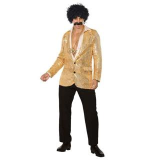 Costume Adult Gold Sequin Blazer