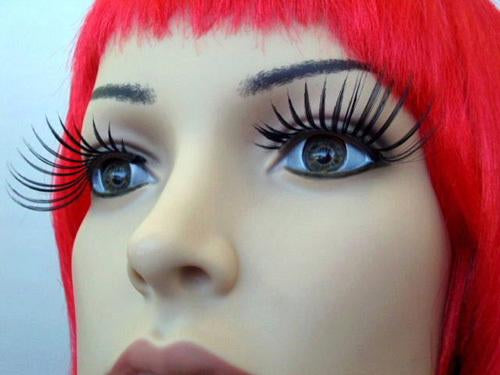 Eyelashes Black Spidery Long