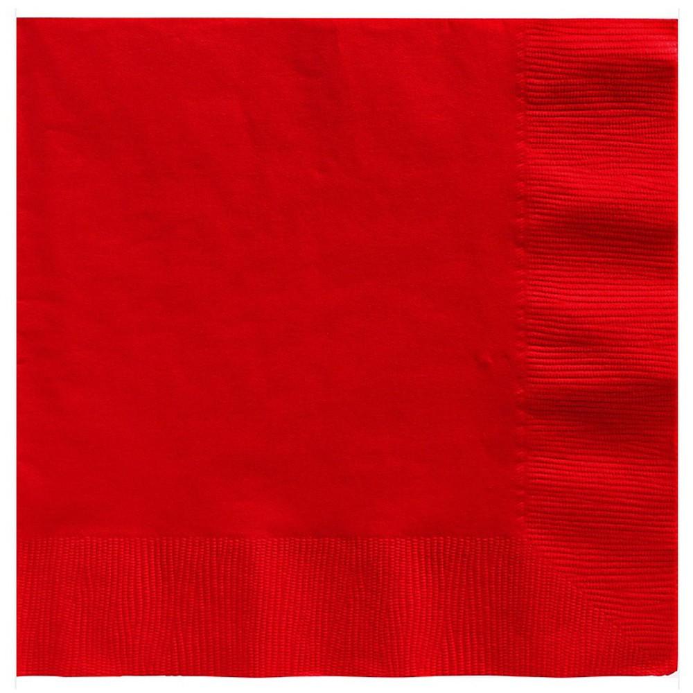 Napkins Dinner 2ply Red Pk/40