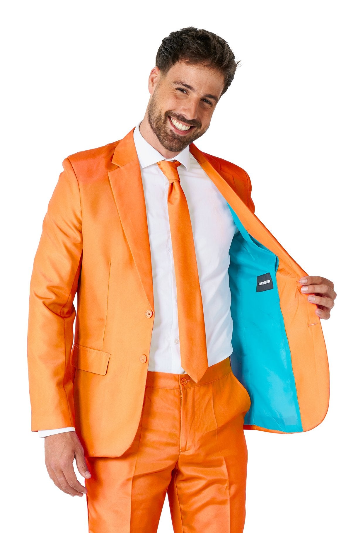 Costume Adult Suitmeister Solid Orange