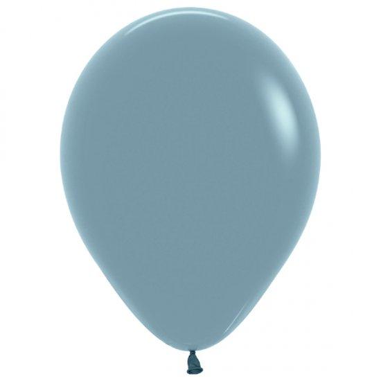 Latex Balloons 30cm Pastel Dusk Blue Pk 100