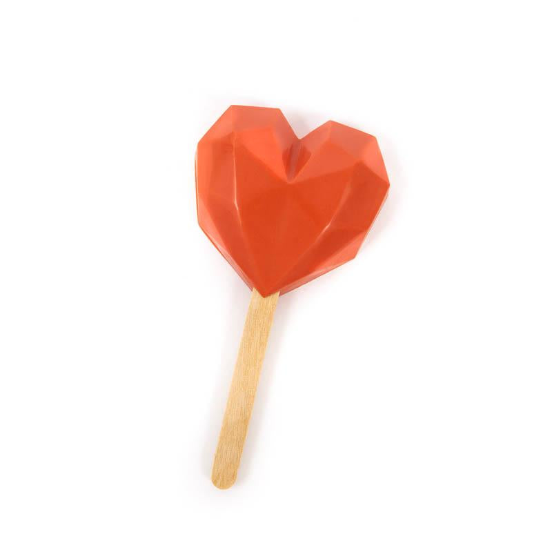 Chocolate Mould Silicone Geo Heart Pop