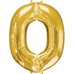 Balloon Foil Letter O Gold 86cm - Discontinued Line Last Chance To Buy