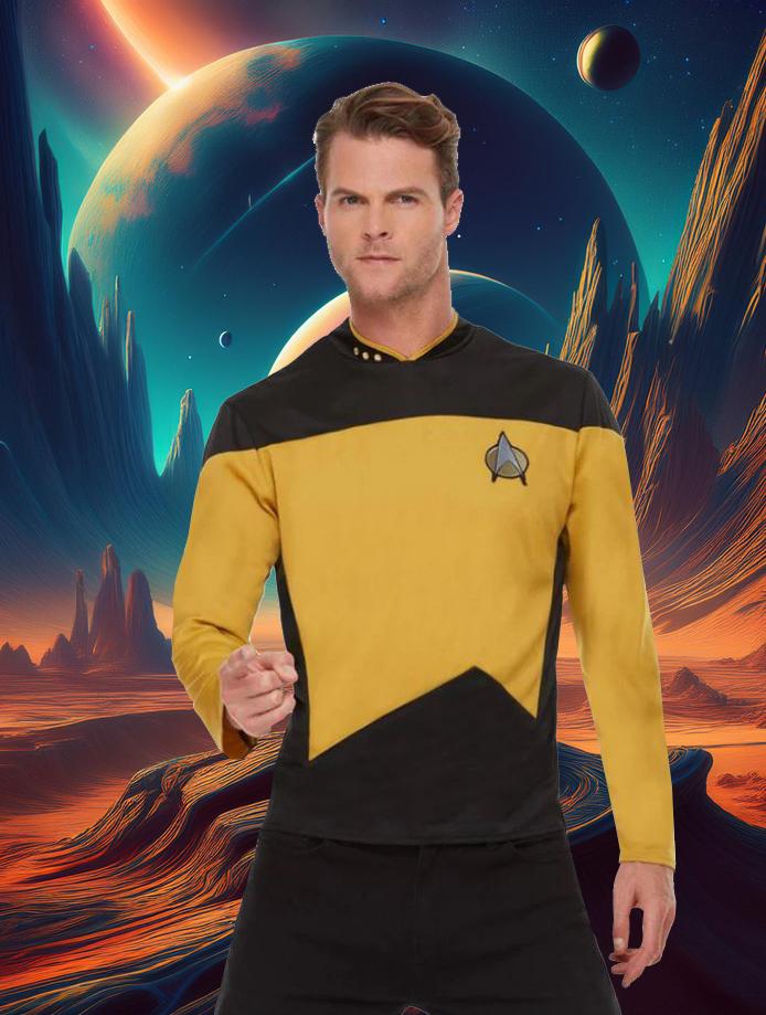 Costume Adult Star Trek Operation Shirt Next Gen