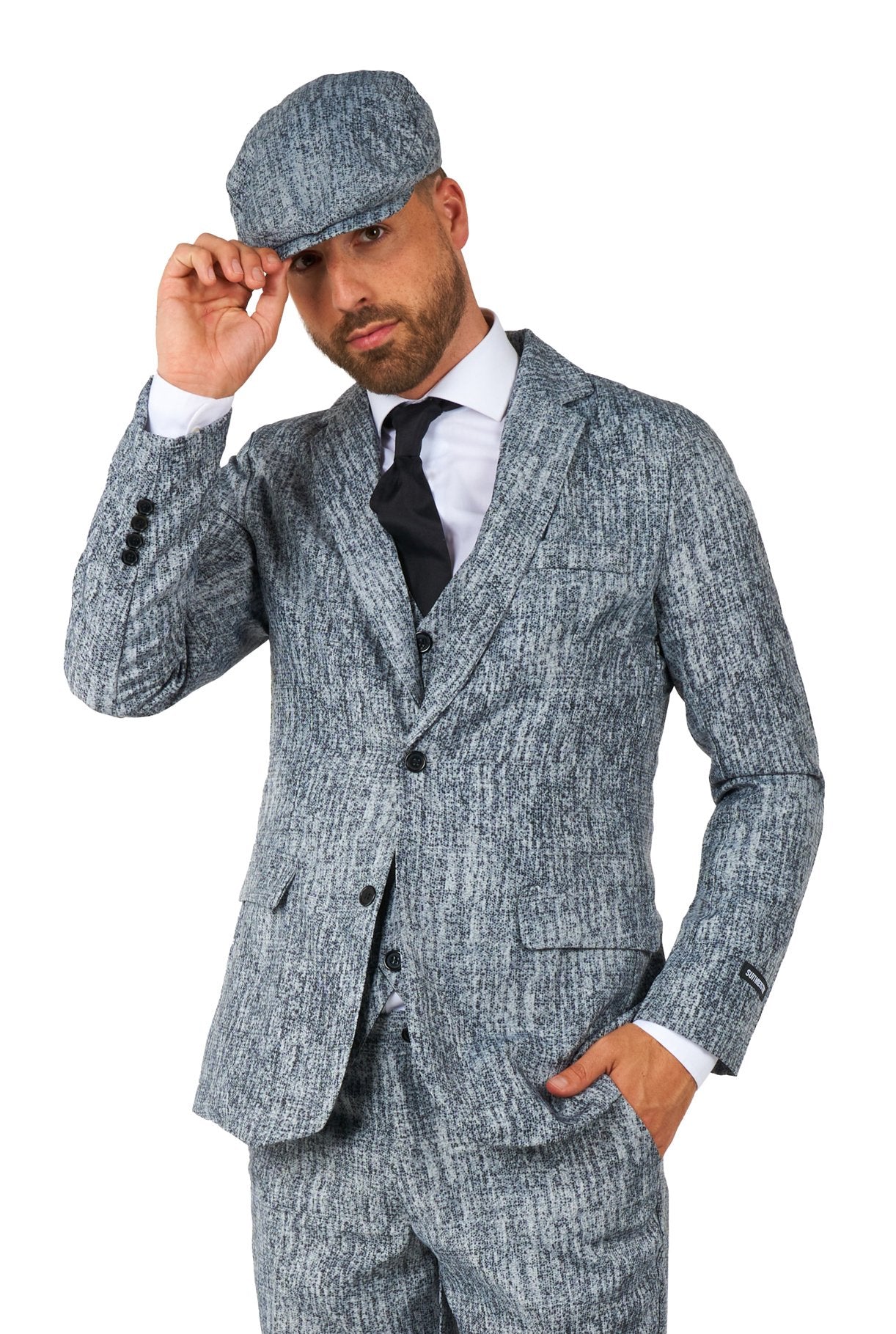 Costume Adult Suitmeister Grey 1920 Gangster