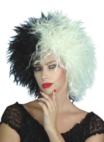 Wig Cruella Black/White