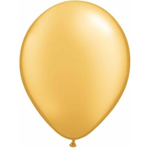 Last Chance - Latex Balloons 30cm Gold Metallic Pk/100