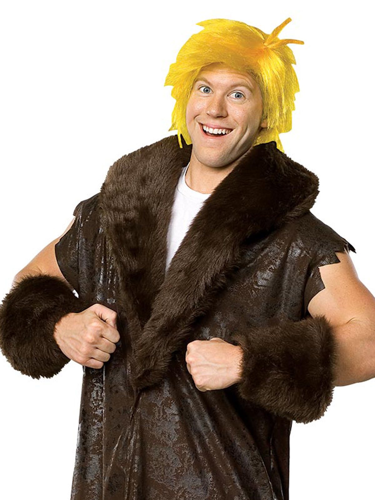 Costume Adult Barney Rubble Deluxe Medium / Standard