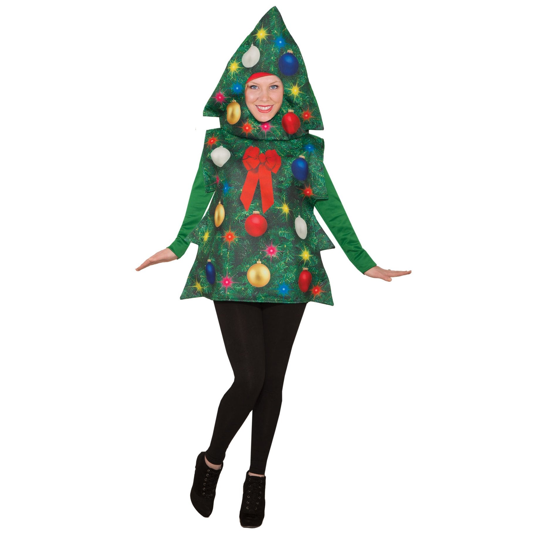 Costume Adult Funny Christmas / Xmas Tree Deluxe Medium / Standard