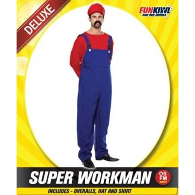 Costume Adult Plumber Red Workman Medium / Standard