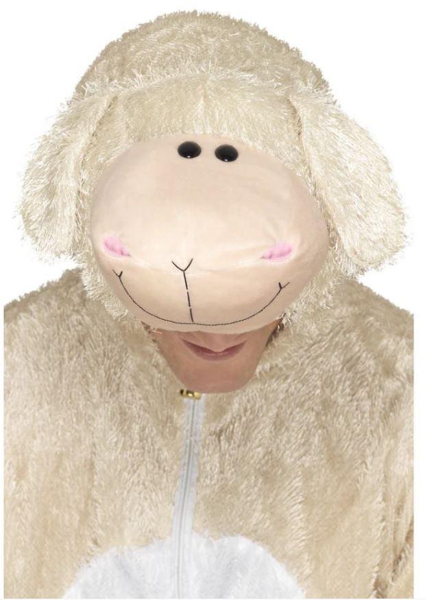 Costume Onesie Adult Animal Lamb Large