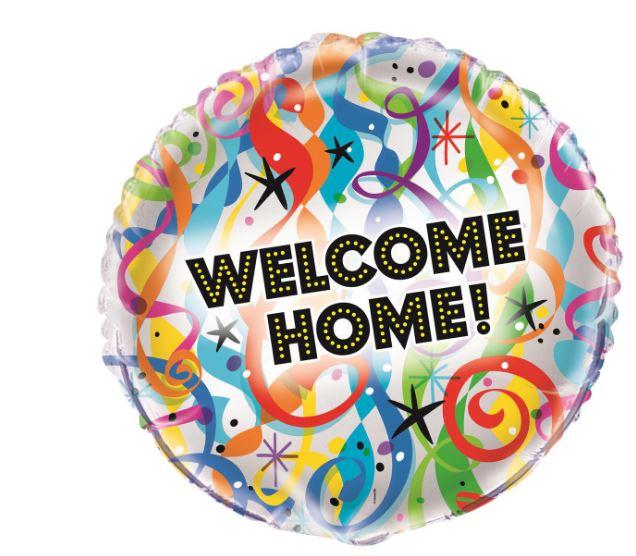 Balloon Foil 45cm Welcome Home Bright