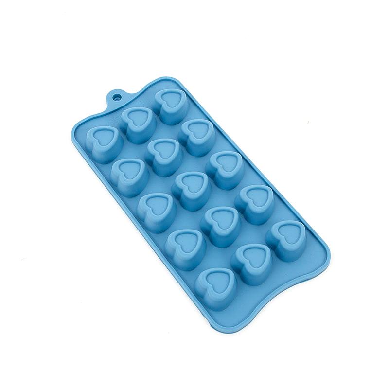 Chocolate Mould Silicone Embossed Hearts