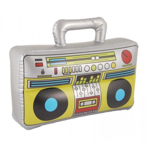 Inflatable Boom Box 1980s/1990s Rap Music Novelty Joke Prop