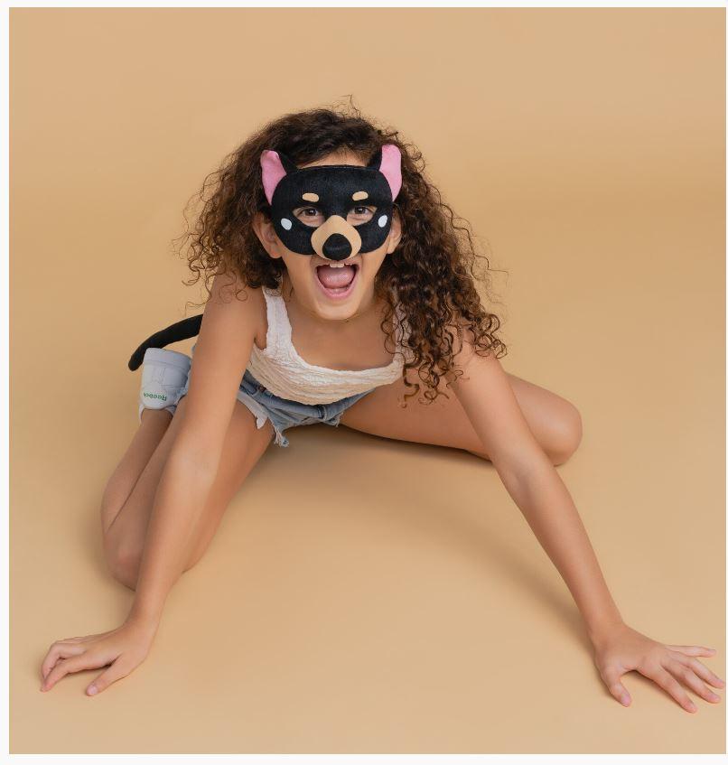 Animal Costume Set Mask & Tail Tasmanian Devil Australian/Aussie