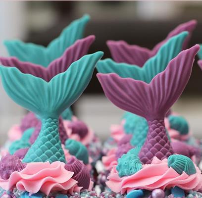 Chocolate Mould Silicone Mini Mermaid Tails