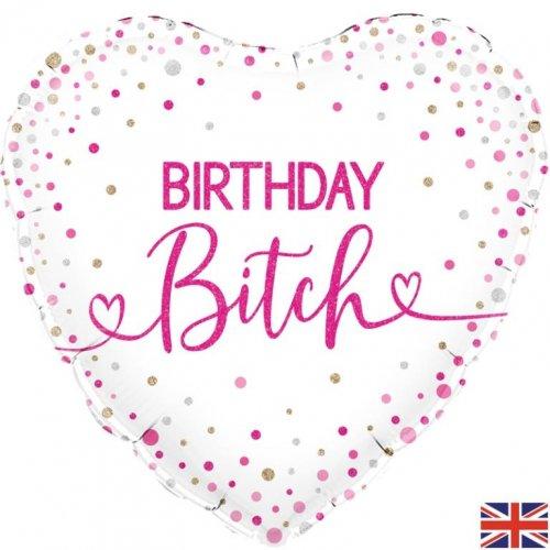 Balloon Foil 45cm Birthday Bitch