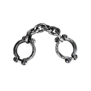 Convict Prisoner Zombie Shackles Toy Costume Accessory