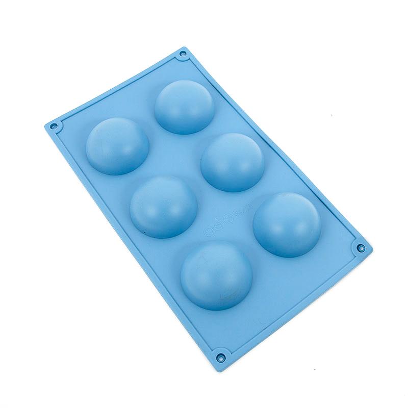 Silicone Chocoalte Mould Half Sphere 60mm Sprinks