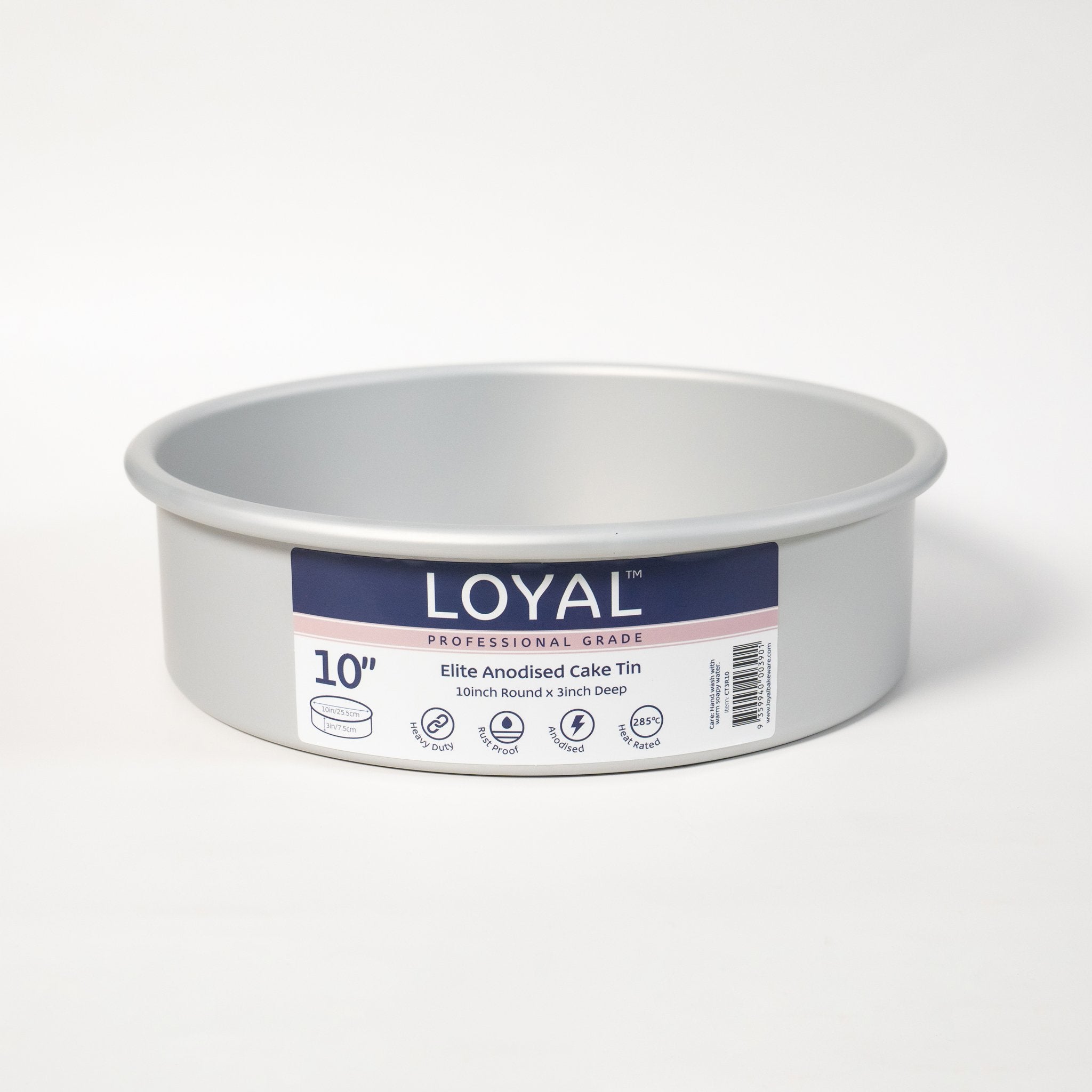 Tin LOYAL Elite 10 Inch Diameter X 3 Inch Deep