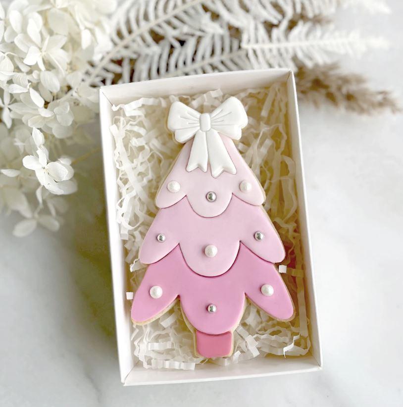 Christmas Tree Cookie/Biscuit Debosser & Cutter Set of 4 Pieces