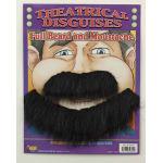 Costume Accessory Beard Full Chin Disguises Black Budget